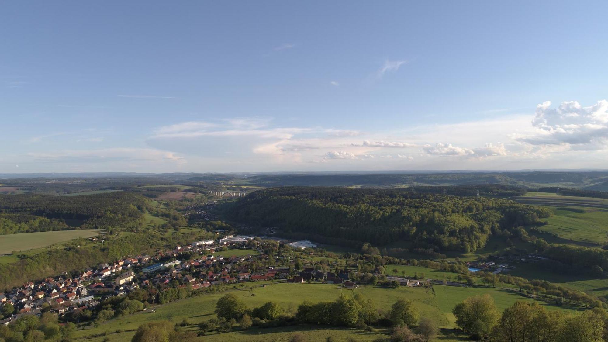 Die Triniushuette "Thueringens Schoenste Aussicht" Rauenstein Luaran gambar