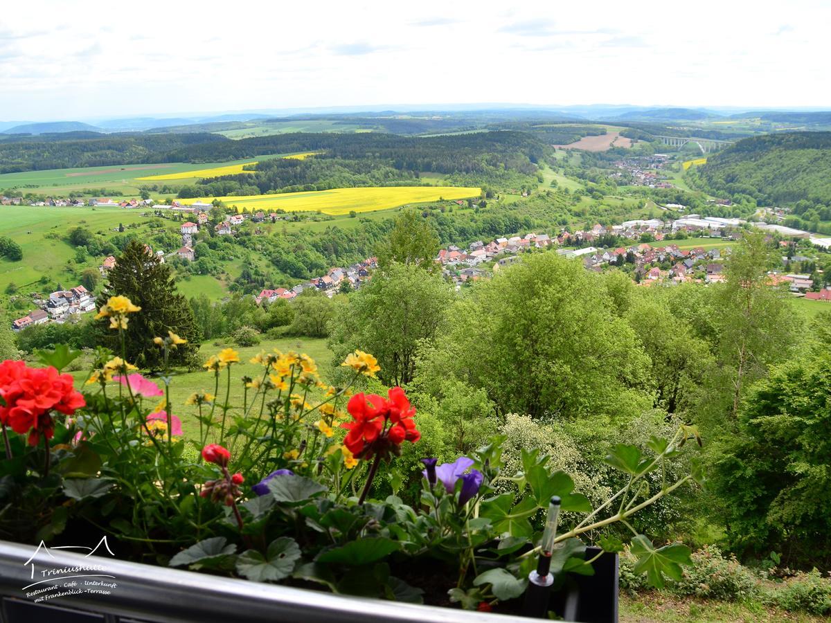 Die Triniushuette "Thueringens Schoenste Aussicht" Rauenstein Luaran gambar