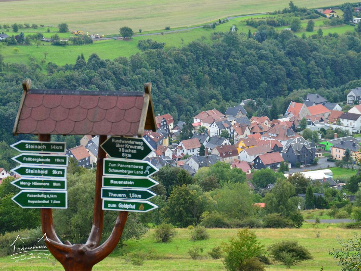 Die Triniushuette "Thueringens Schoenste Aussicht" Rauenstein Luaran gambar