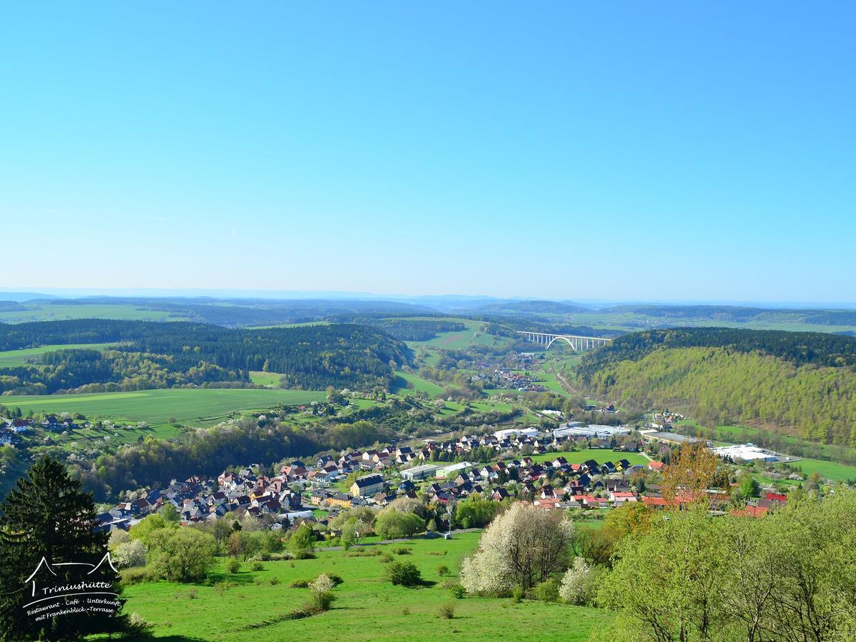 Die Triniushuette "Thueringens Schoenste Aussicht" Rauenstein Bilik gambar